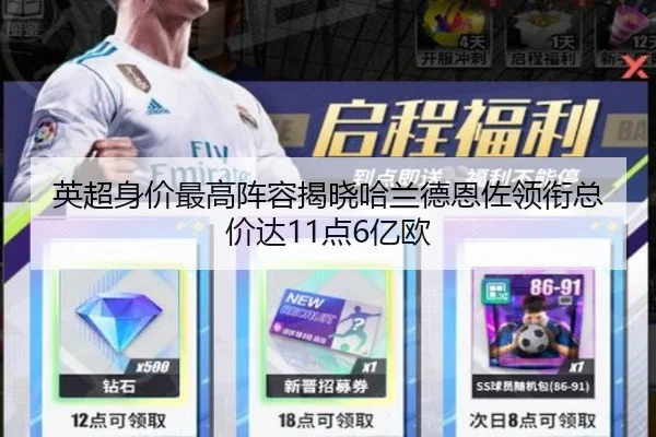 英超身价最高阵容揭晓哈兰德恩佐领衔总价达11点6亿欧